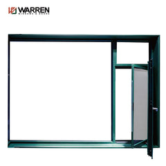 China Customized House Windows Aluminium Frame Doors And Windows Double Glazed Ultra Narrow Frame Aluminum Casement Window