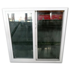 WDMA Custom High Quality Tinted Glass Plastic Frame Slider Window