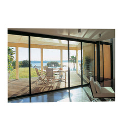 China Manufacturer Custom Residential  Patio Slimline Terrace Aluminum Sliding Door