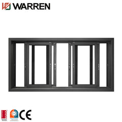 Hurricane impact aluminium frame 3 tracks sliding window