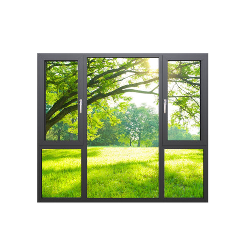 High Quality Good Price Office Glass Window Passive Window Tilt-Turn Aluminum Window