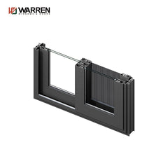 large flush aluminium balcony sliding window