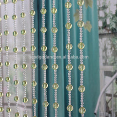 Handmade Green and Orange Smooth Beaded Door Curtain Home Decoration on China WDMA