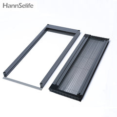 Hansi high quality security accordion insect trackless screen door for the old and the children on China WDMA