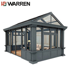 Modern curved glass roof sunroom buildable greenhouse sunroom