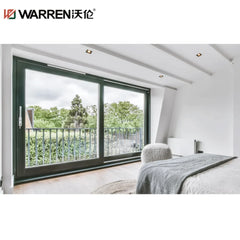 108x80 Sliding Aluminium Double Glazing Grey Double Pane Narrow Door Bathroom