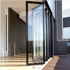 WDMA Hot sale Bifold Door For Patio Aluminium Folding Patio Folding Design Glass Door For interior house