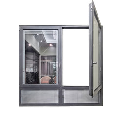 WDMA AS2047 aluminum double pane window aluminum bay  window
