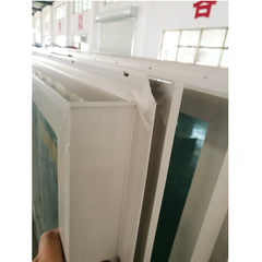 WDMA Plastic UPVC Single Hung Window Vertical Sliding Vinyl Window