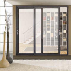 WDMA Aluminum tempered sliding glass doors