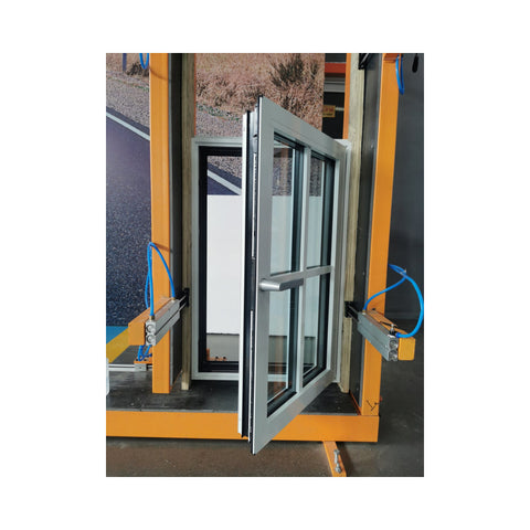 WDMA China customized double glazed powder coating aluminium ultra