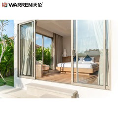 Warren 96x80 Patio Door Sliding Waterproof Bathroom Doors Used Sliding Glass Doors Slide Aluminum