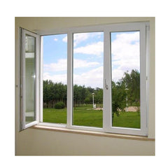 American Style Housing Swing Glass Window Aluminum Frame Hinge Casement Windows with Invisible Screen