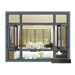 Heavy duty design 2.5mm aluminum casement window screen integrate on China WDMA