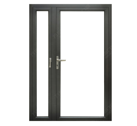 WDMA aluminum  french patio door unequal double swing  door