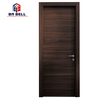 Latest Glass Wood Door Design Whole Glass Black Walnut Door Frame Custom Made Internal Swing Interior Doors on China WDMA