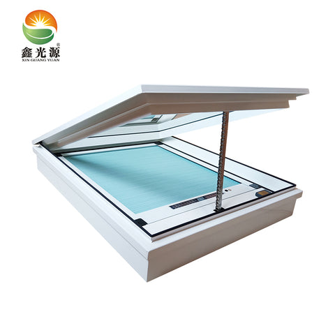 Hide motor frame toughened glass skylight with high quality basement window on China WDMA