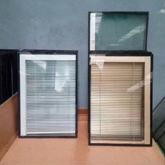 High office cubicle Built-in hollow shutter hollow window blinds on China WDMA