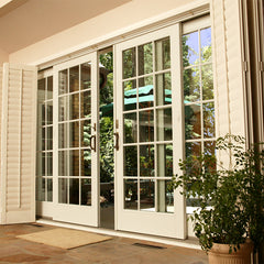 High quality balcony exterior sliding triple glass door on China WDMA