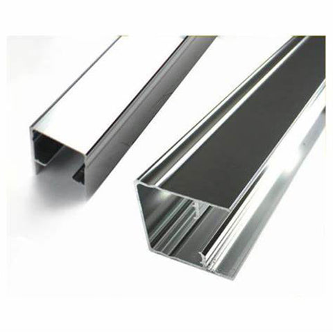 High quality chrome polish aluminum frame for shower door aluminum profile for shower enclosure aluminum shower door frame on China WDMA