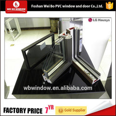 High quality heart-insulation PVC/UPVC casement windows on China WDMA
