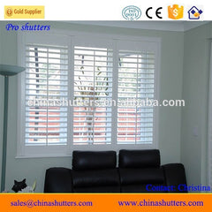 High quality upvc bifold louvre doors, plantation shutters on China WDMA