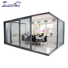 Highest quality System Thermally Broken Aluminum 4 Panel Sliding Door on China WDMA