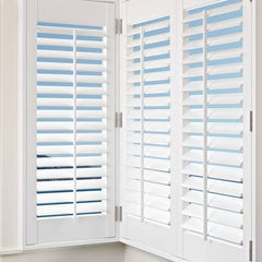 Home decoration cheap price window customized shutters fixed louvers on China WDMA