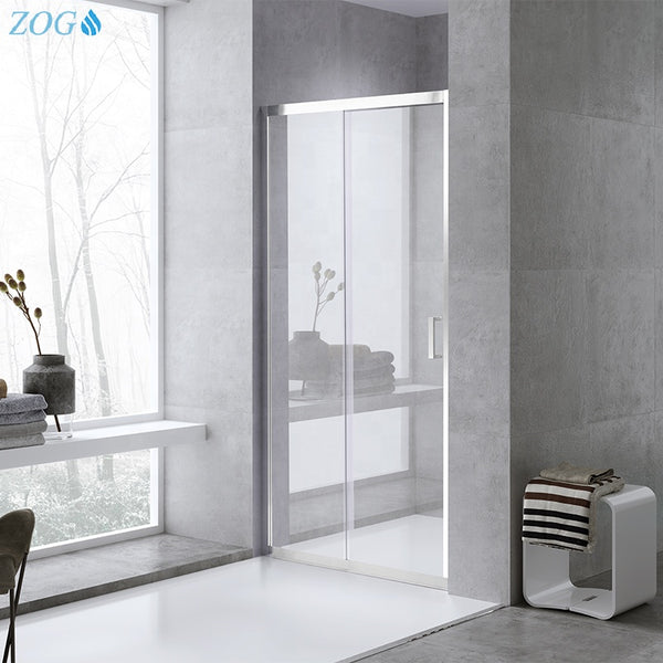 Hot Selling Bathroom Shower Glass Sliding Door in Customized Size on China WDMA