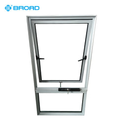 Hot sales aluminium frame side bottom top hung ventilation glass window on China WDMA
