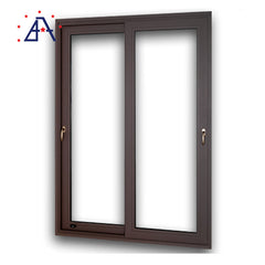 Hot sell Powder coated aluminum frame horizontal slider with double glazed glass on China WDMA