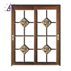 Hot sell Powder coated aluminum frame horizontal slider with double glazed glass on China WDMA