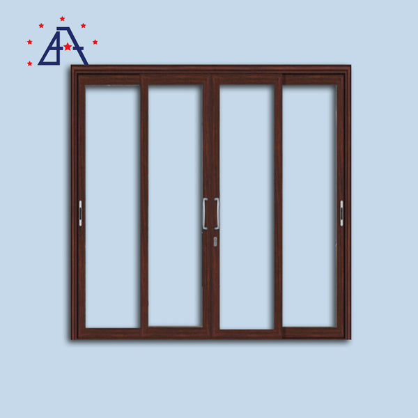 Hot sell Powder coated aluminum frame horizontal slider with double glazed glass on China WDMA