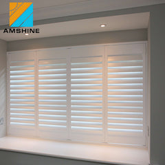 House window louvers venetian interior blinds pins plantation shutter on China WDMA