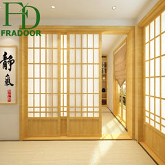 Interior Double Wooden Japanese Shoji Sliding Door on China WDMA
