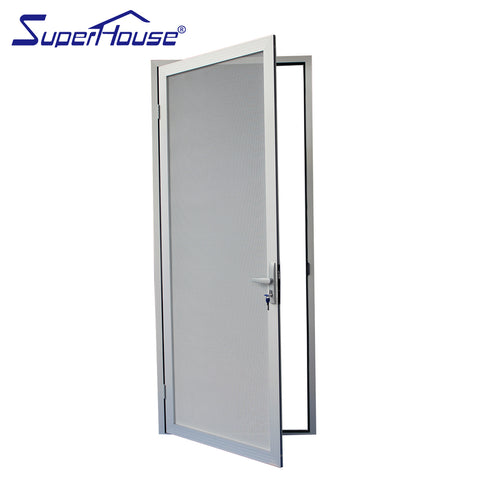Interior used aluminium screen doors swing open stainless steel mesh doors on China WDMA