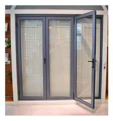 JBD residential external aluminium stack doors black large new aluminium sliding doors on China WDMA