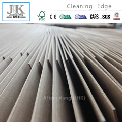 JHK-017 White Primer Wood Grain MDF Wood Door Skin on China WDMA