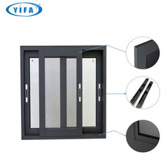 Latest design aluminum sliding glass window easy to install for sale on China WDMA