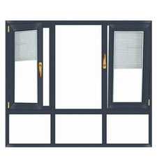 Latest design modern types new aluminium windows cost of double glazed aluminium windows on China WDMA