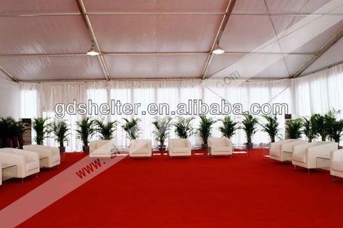 M-serise Economic luxcy party tents with single door,double-wing glass door option on China WDMA