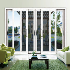 Marine brown aluminum profile watertight security screen aluminium mosquito net door on China WDMA