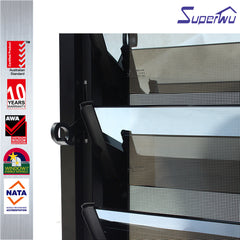 Most popular Aluminium frame glass louver window on China WDMA