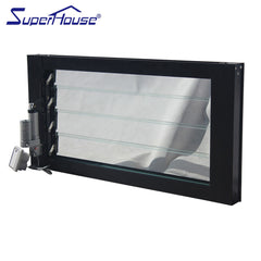 Most popular Electric aluminium frame adjustable glass louvre window for commercial project