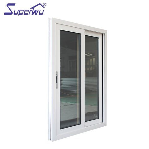 New Design AS2047 Aluminium Frame Sliding Window Double toughened glass window on China WDMA