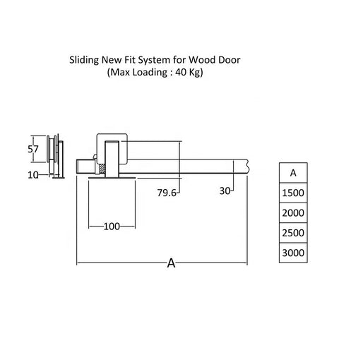 New Product New design Elegant Living Room Wood Sliding Door system on China WDMA