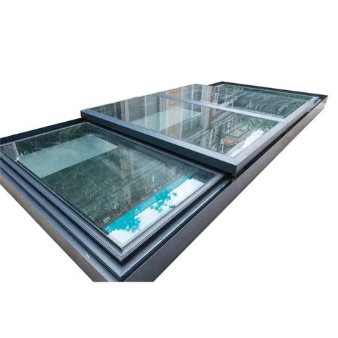 New design aluminium horizontal bi-folding vertical patio rain proof windows on China WDMA