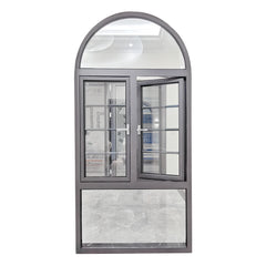 New design aluminum casement windows with frosted glass on China WDMA