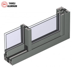 New design aluminum profile sliding window aluminium frame sliding glass window on China WDMA
