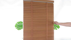 Latest japanese style dustproof integral morden home decor wooden window blinds for living room on China WDMA